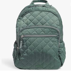 Vera Bradley Women's Performance Twill Campus Backpack, Olive Leaf